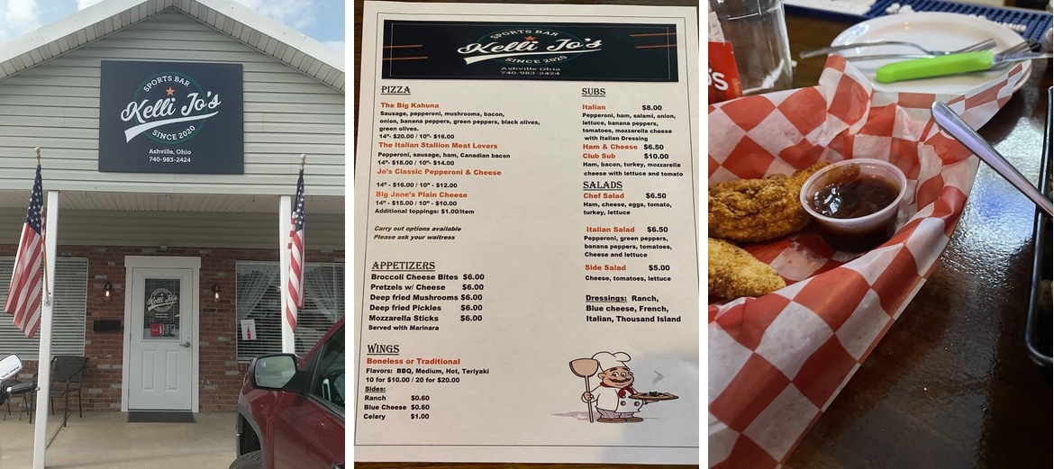 Kelli Jo's Menu