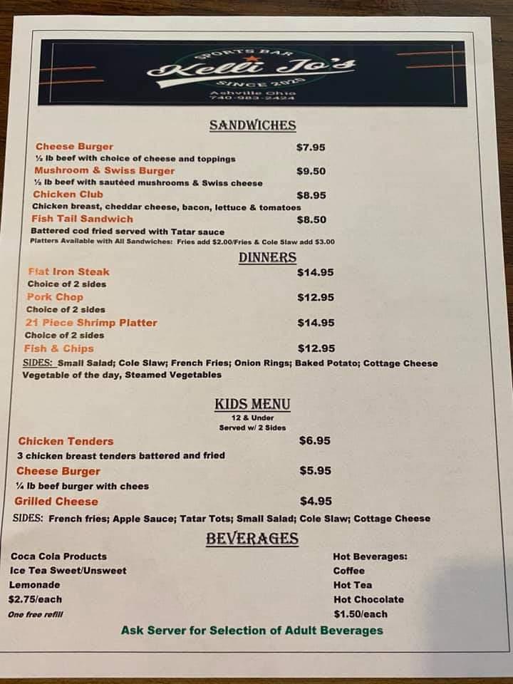 Kelli Jo's Menu image 2