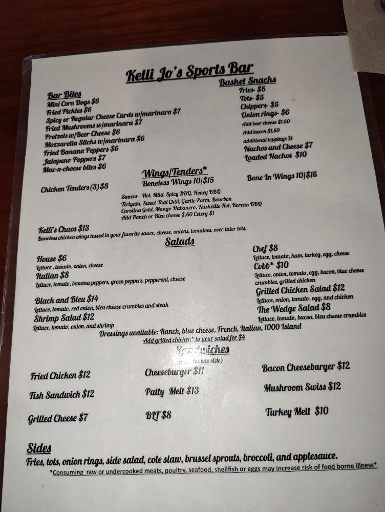 Kelli Jo's Menu image 4